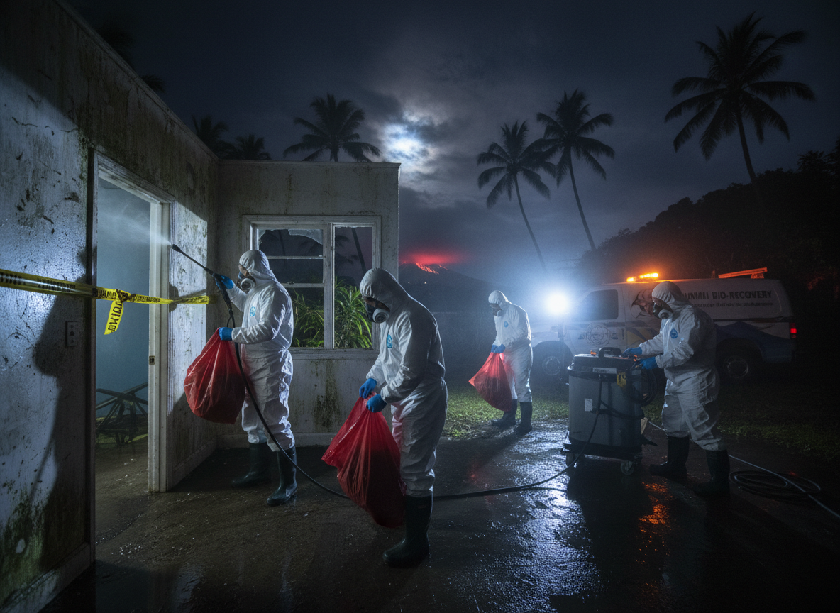 Biohazard Cleanup in Papaikou