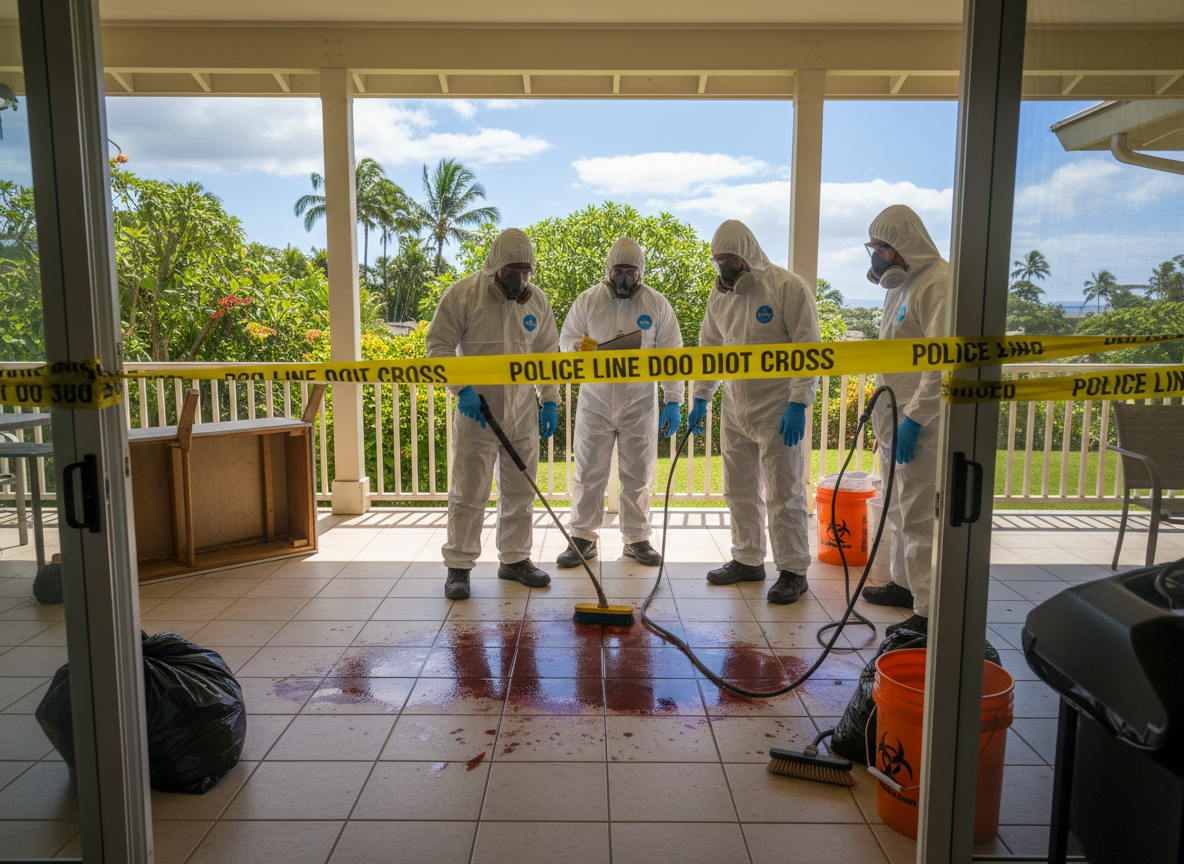 Crime Scene Cleanup in Hawaii: Who Is Responsible for Cleaning the Scene?