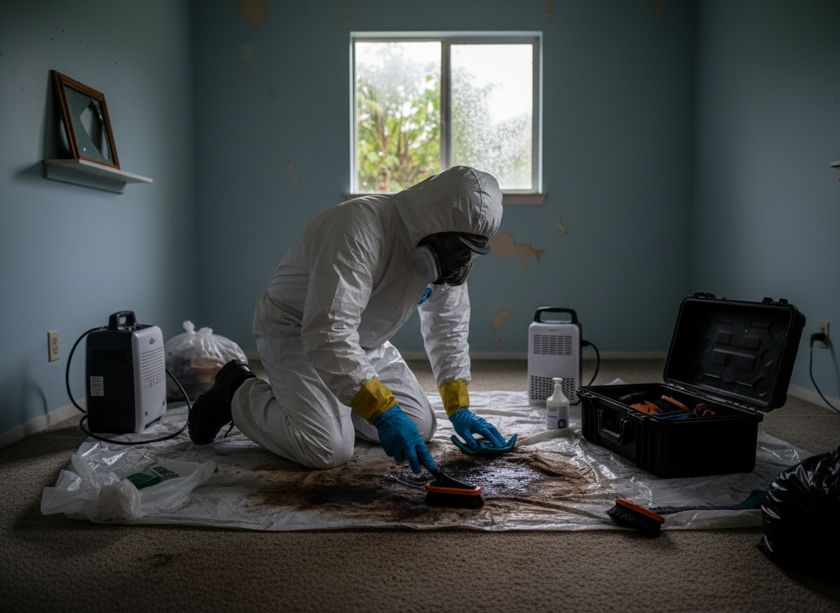 Suicide Cleanup in Hilo